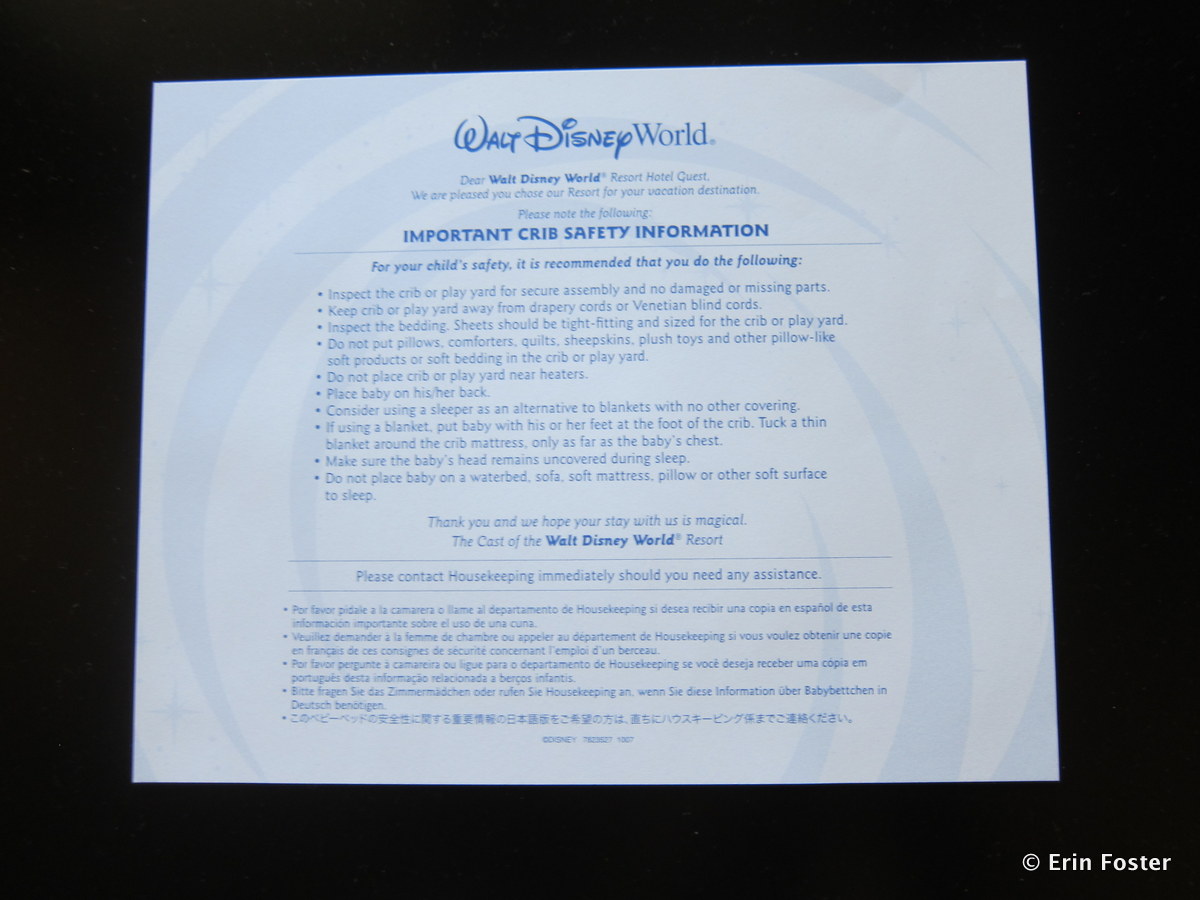 The Crib in Your Walt Disney World Hotel Room Getting to Know the Pack
