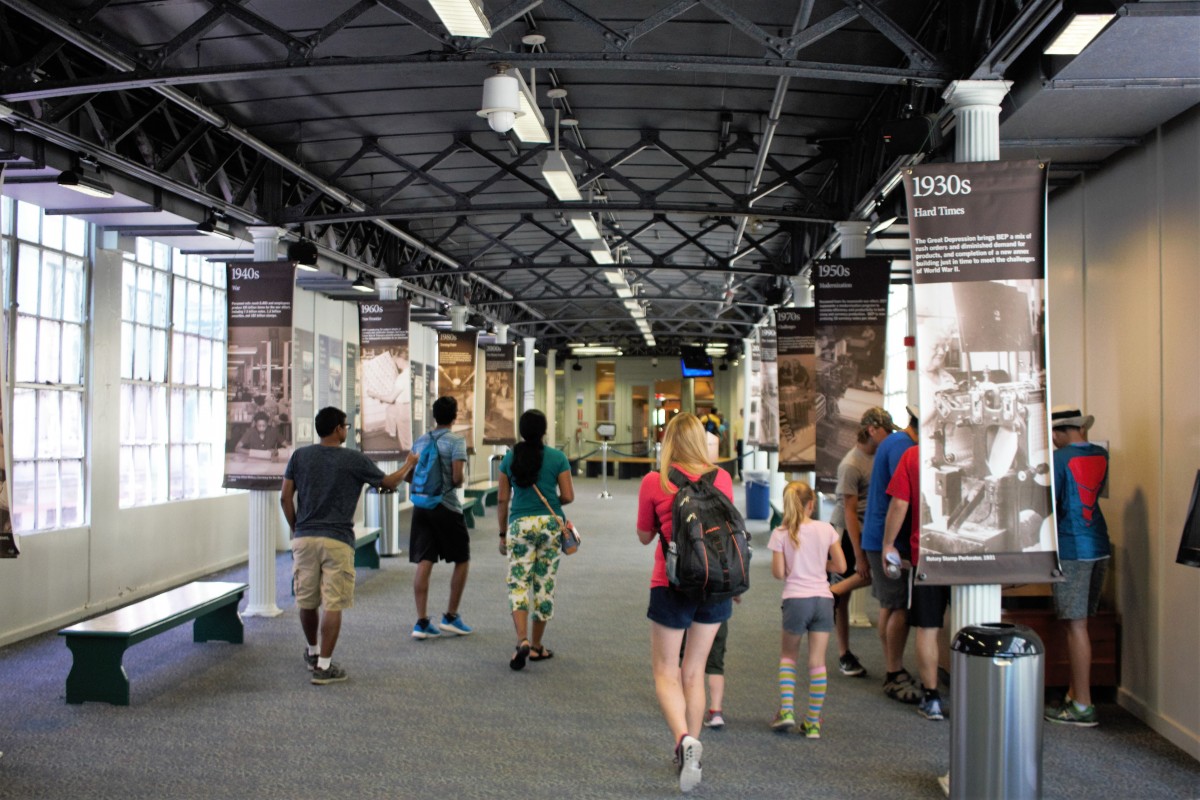 Washington DC Bureau of Engraving and Printing Tour