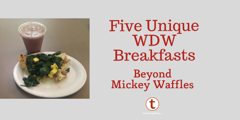Disney Breakfast Beyond the Mickey Waffle Blog
