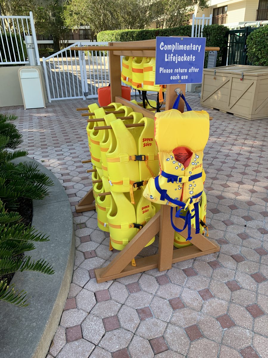 Life Jackets at the Walt Disney World Resort Pools Blog