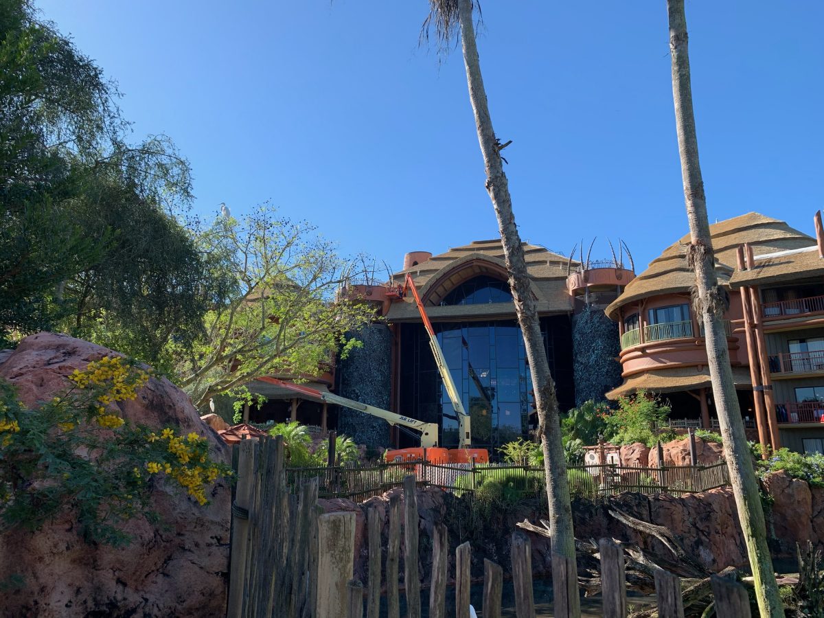 PHOTOS Exterior Work at Disney’s Animal Kingdom Lodge TouringPlans