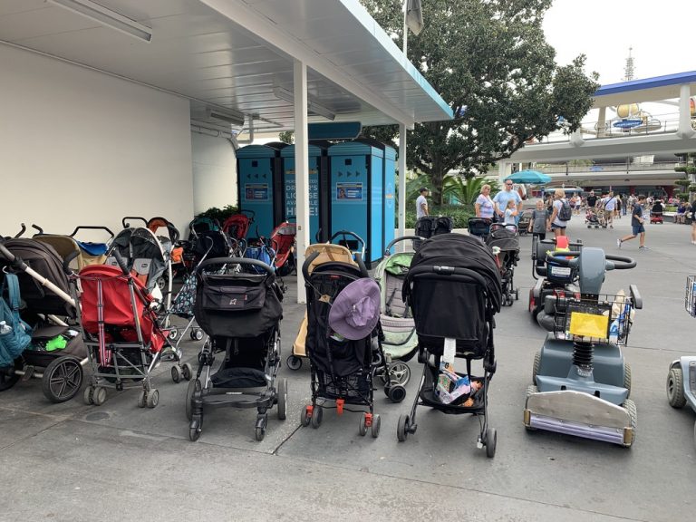 GET TO KNOW Stroller Parking at Walt Disney World Blog