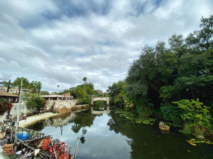 Persistent rain and clouds over Disney's Animal Kingdom on Dec. 28, 2019