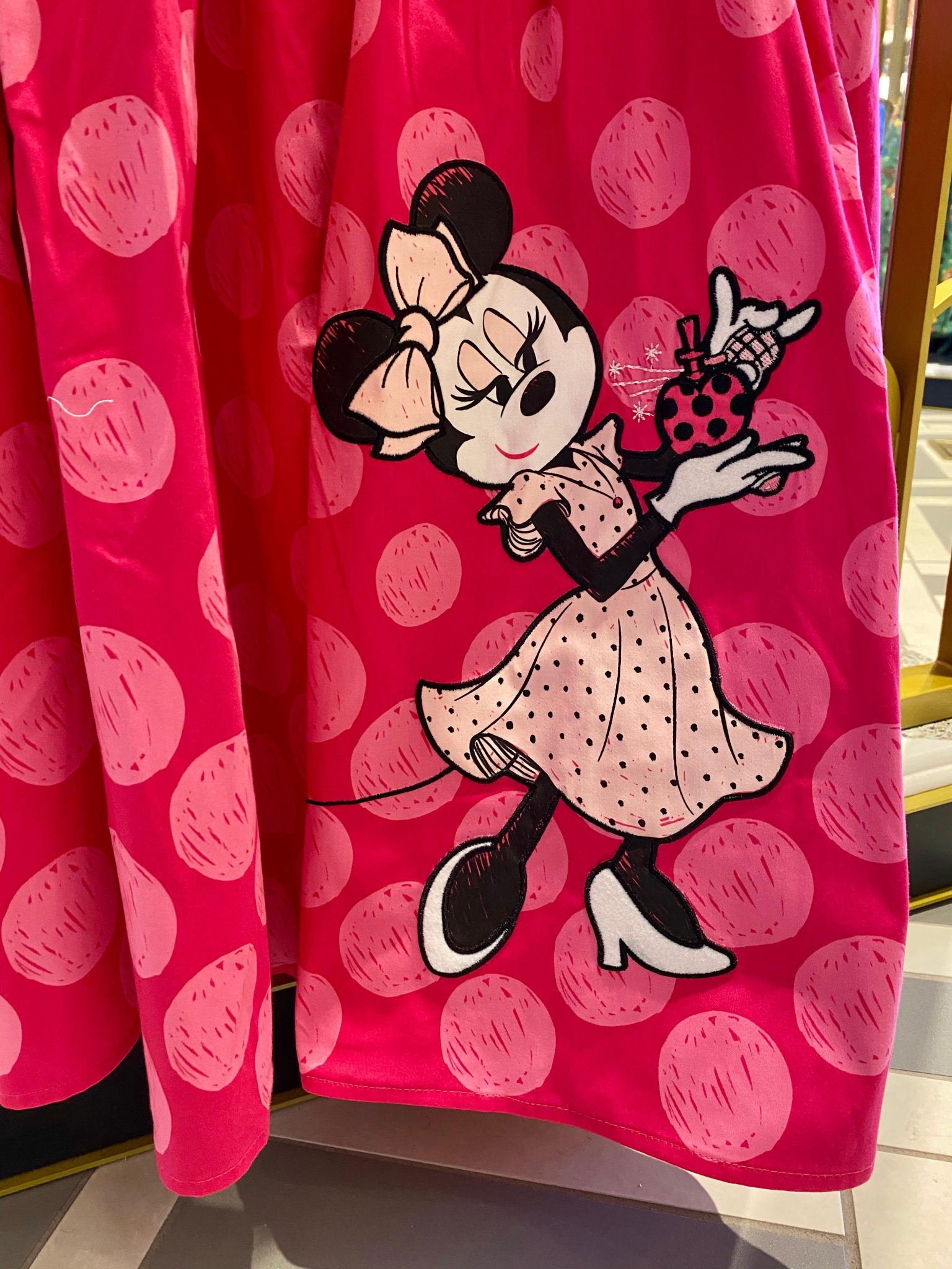 New Pink Polka Dot Minnie Mouse Dress Dazzles at Disney Parks ...