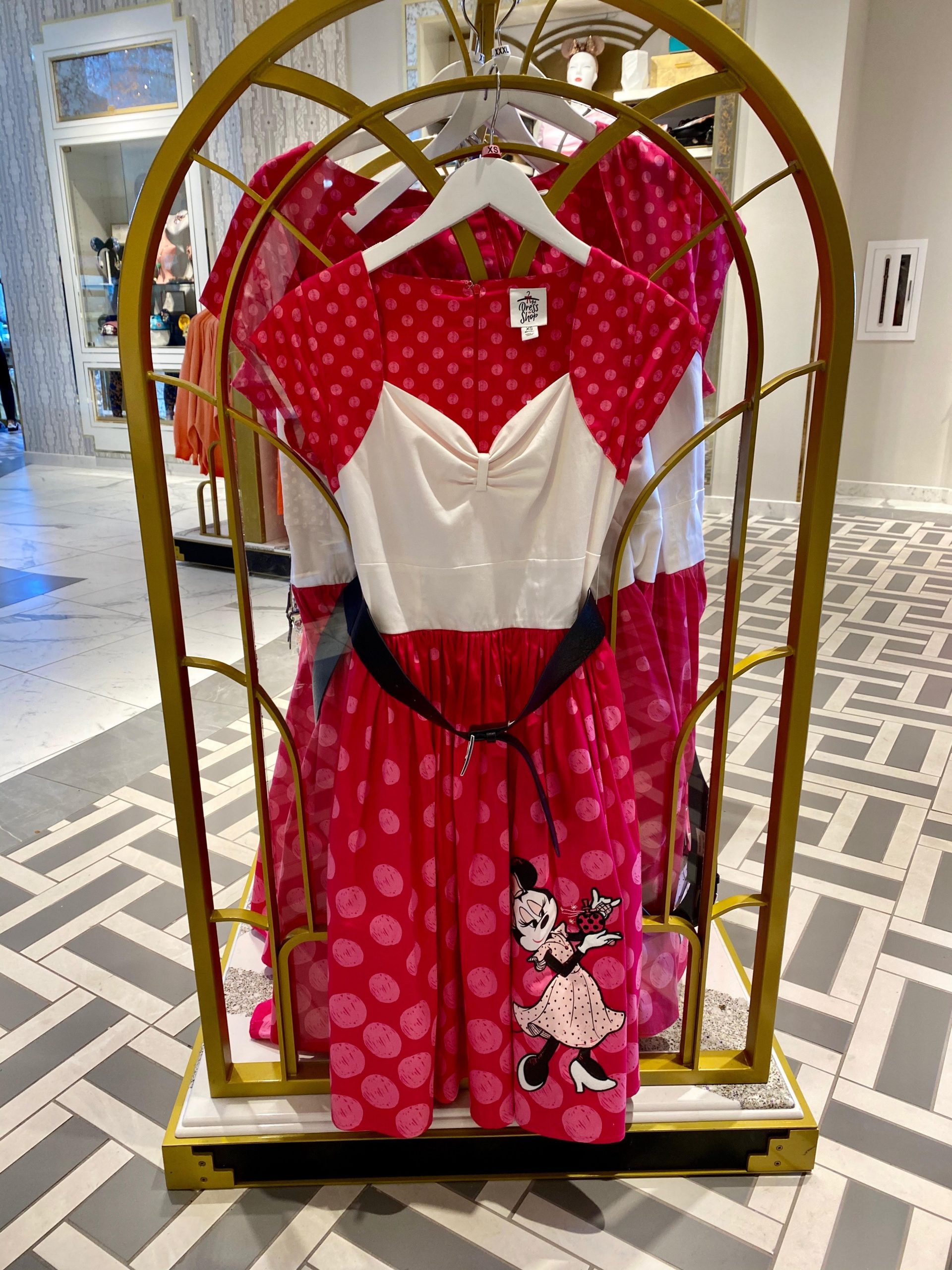 New Pink Polka Dot Minnie Mouse Dress Dazzles at Disney Parks