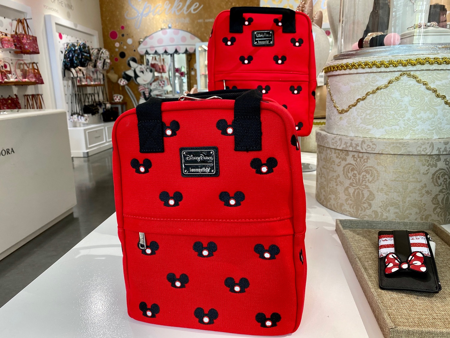 New Canvas Loungefly Backpack Features Cinderella Castle TouringPlans