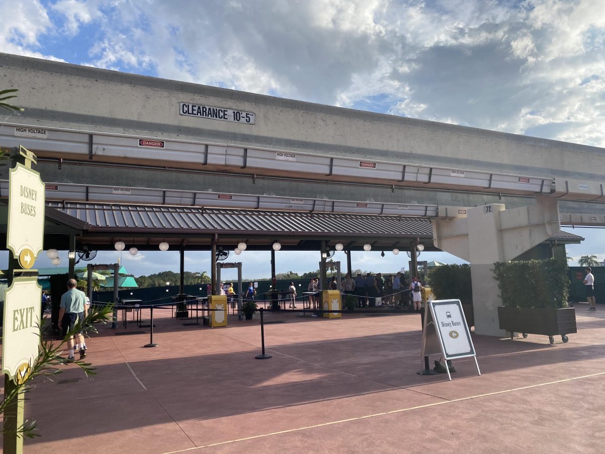 PHOTOS Magic Kingdom Bag Check Area Nearly Complete