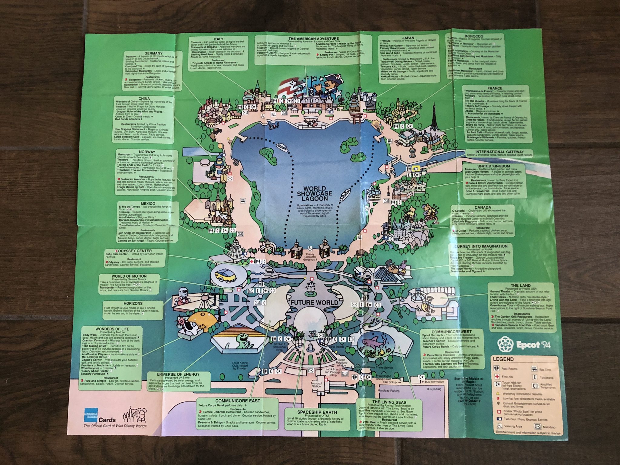 A Look Back at the EPCOT ’94 Guidemap Blog