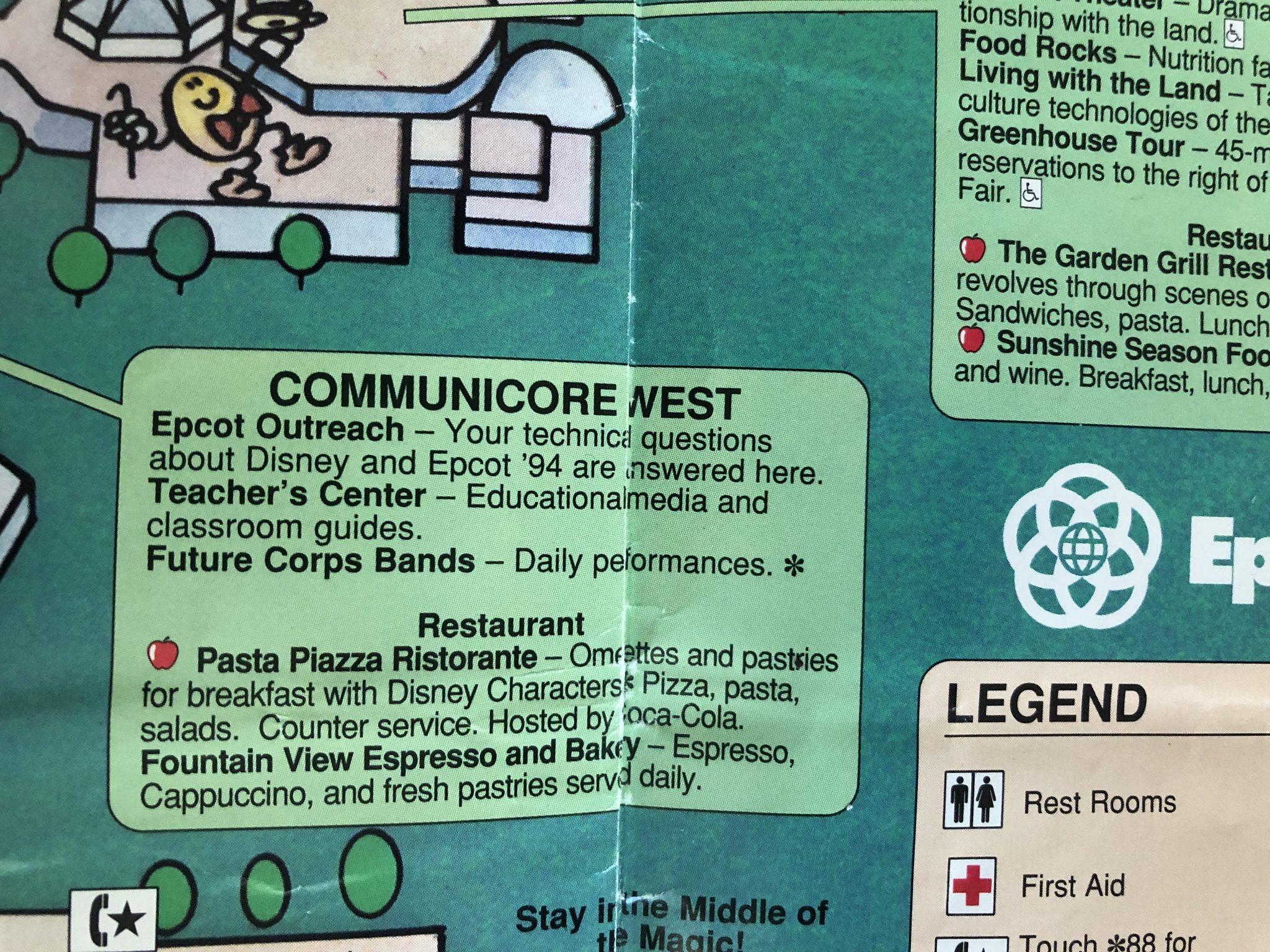 A Look Back at the EPCOT ’94 Guidemap Blog