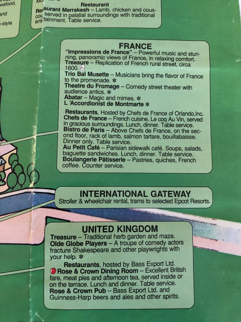A Look Back at the EPCOT ’94 Guidemap Blog