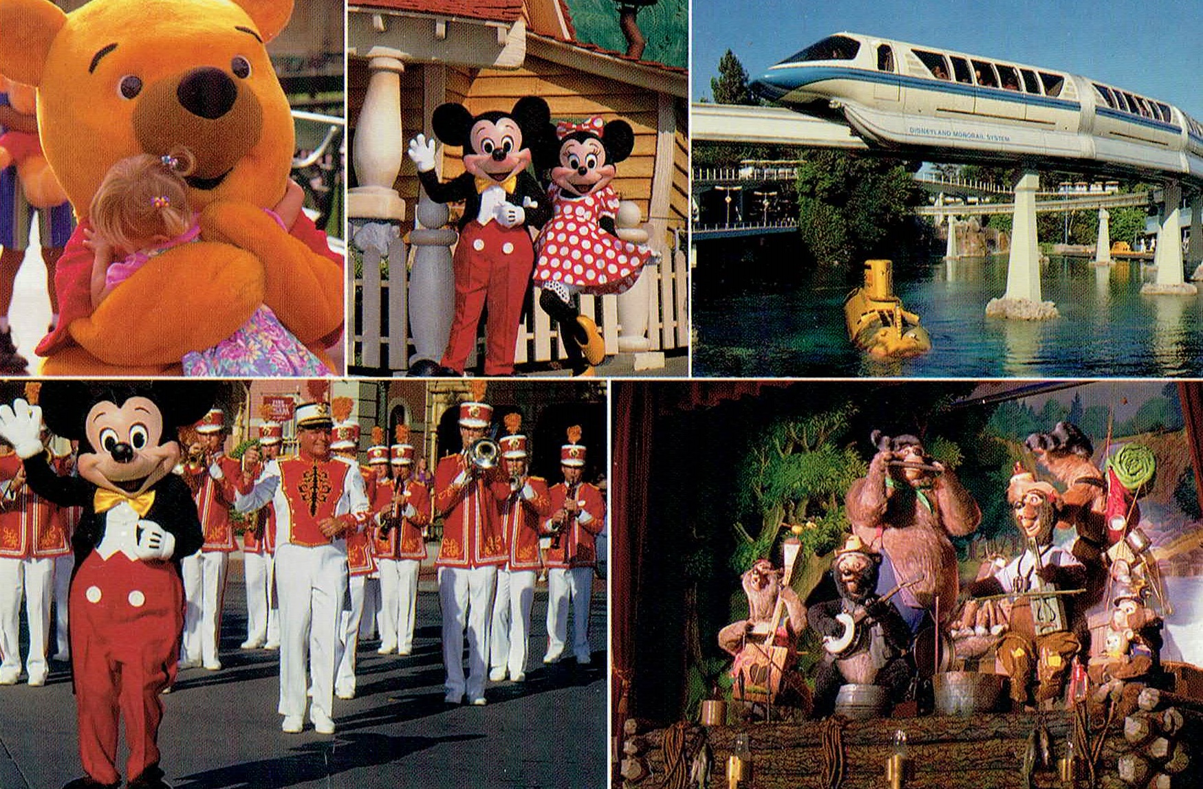 6 MORE Random Vintage Disney Theme Park Postcards Blog