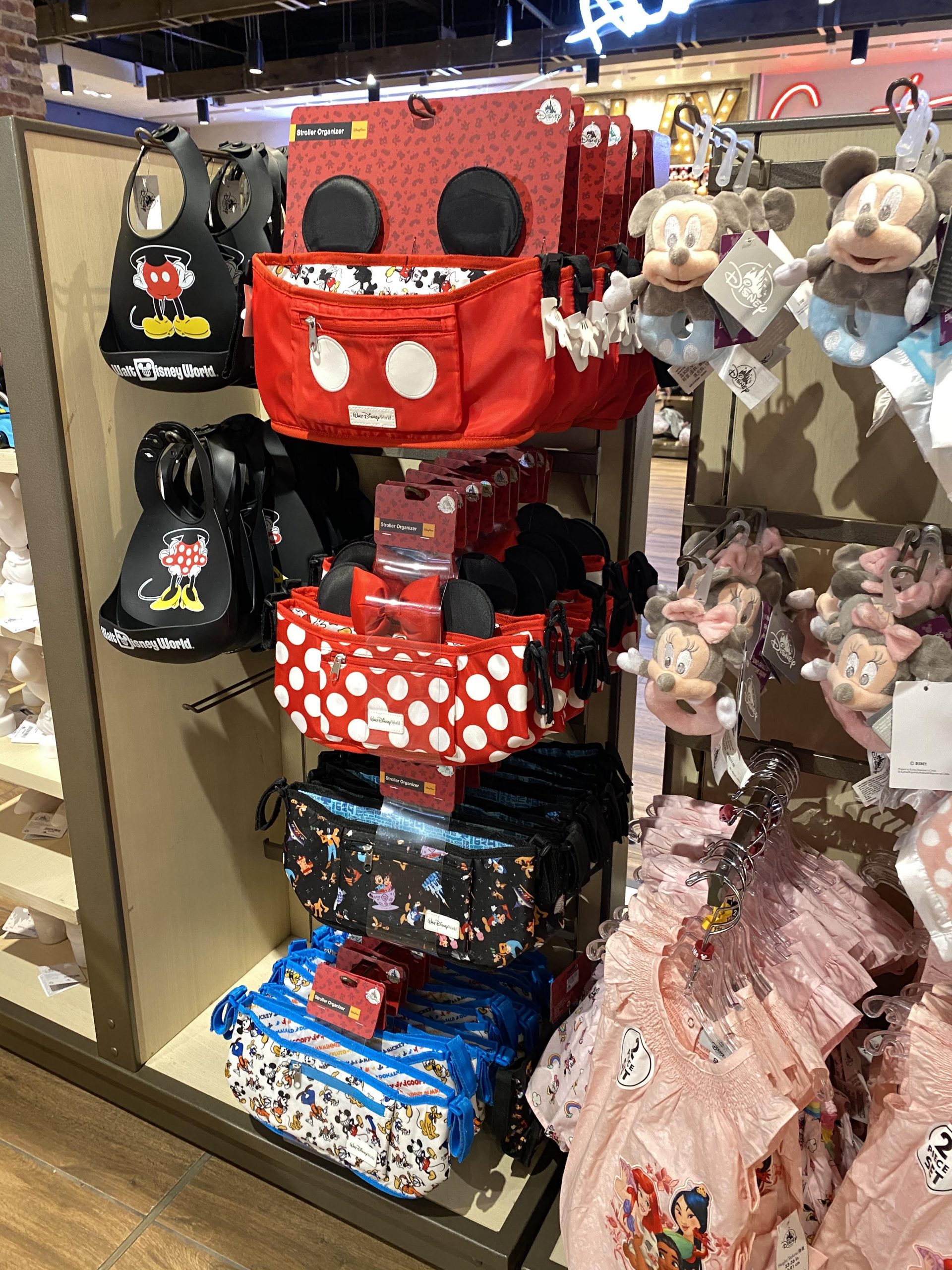 New Disney Themed Stroller Organizers and Bibs Available at Disney