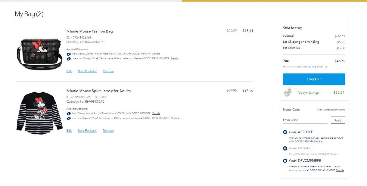 Here’s How to Stack Three Promo Codes at shopDisney Online Until August