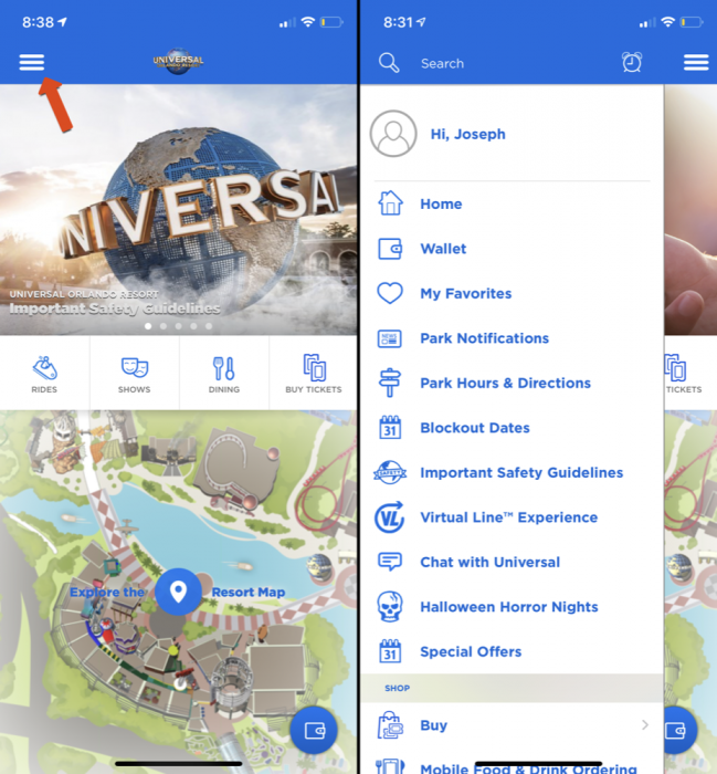 Universal Orlando App 101: The Basics 