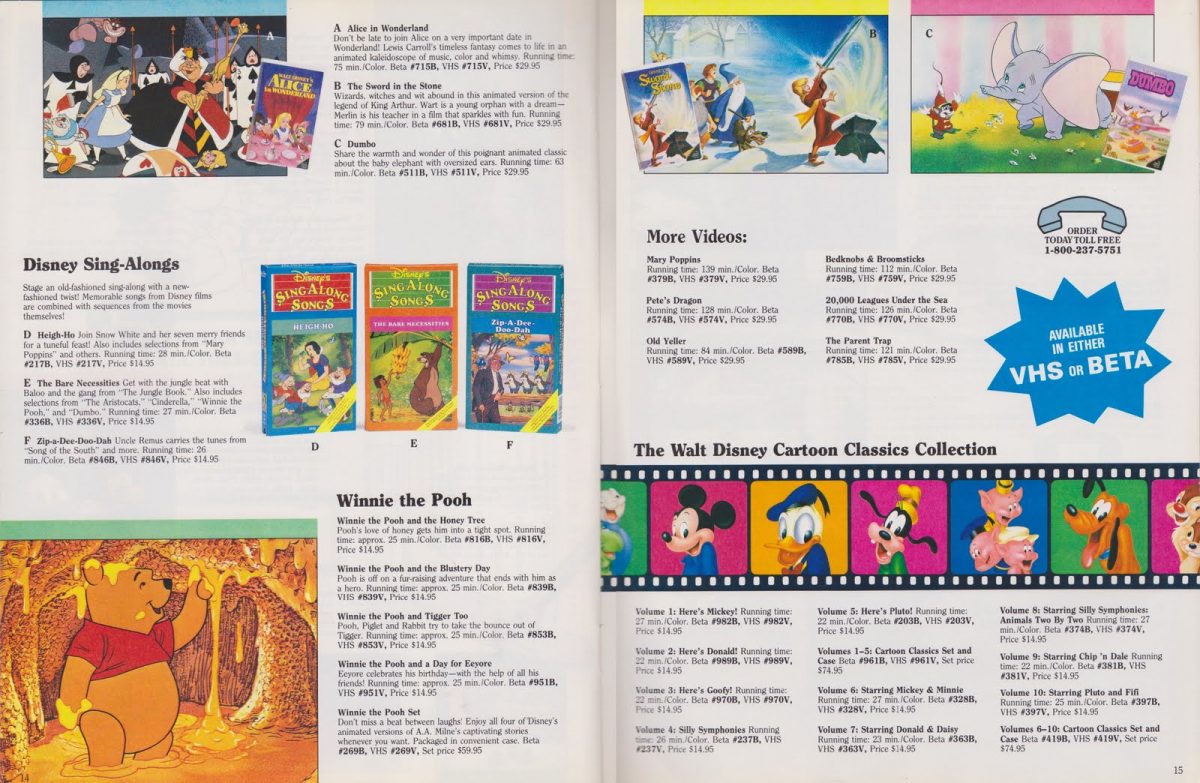 9 Must Have Items From The 1988 Disney Spring/Summer Catalog
