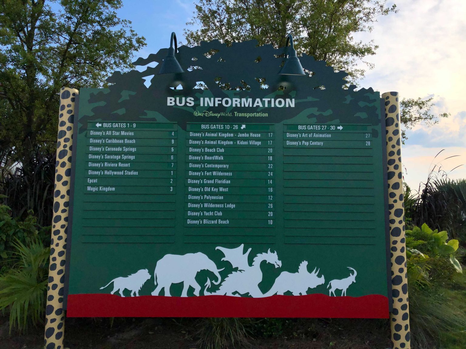 Let’s Look at the Disney Bus Terminals at Each Theme Park and Disney