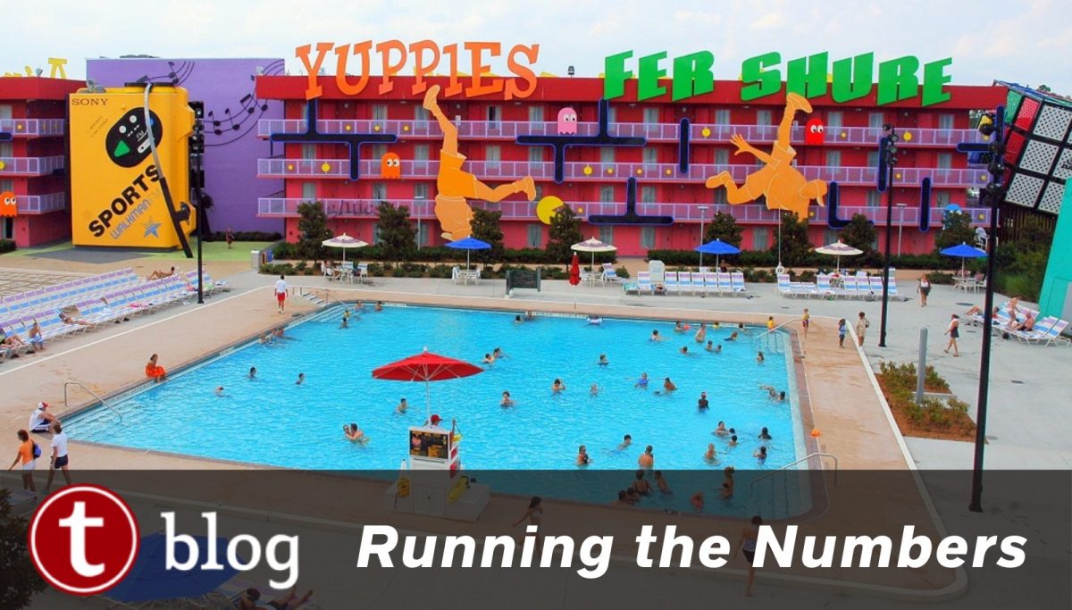 Comparing Disney offers cover image showing the pool at pop century resort