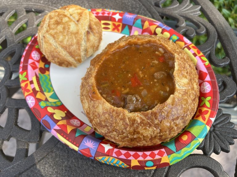 REVIEW Big Beautiful Bread Bowls at Disneyland’s Royal Street Veranda