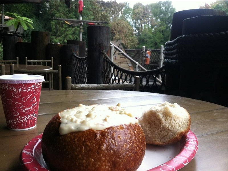 REVIEW Big Beautiful Bread Bowls at Disneyland’s Royal Street Veranda