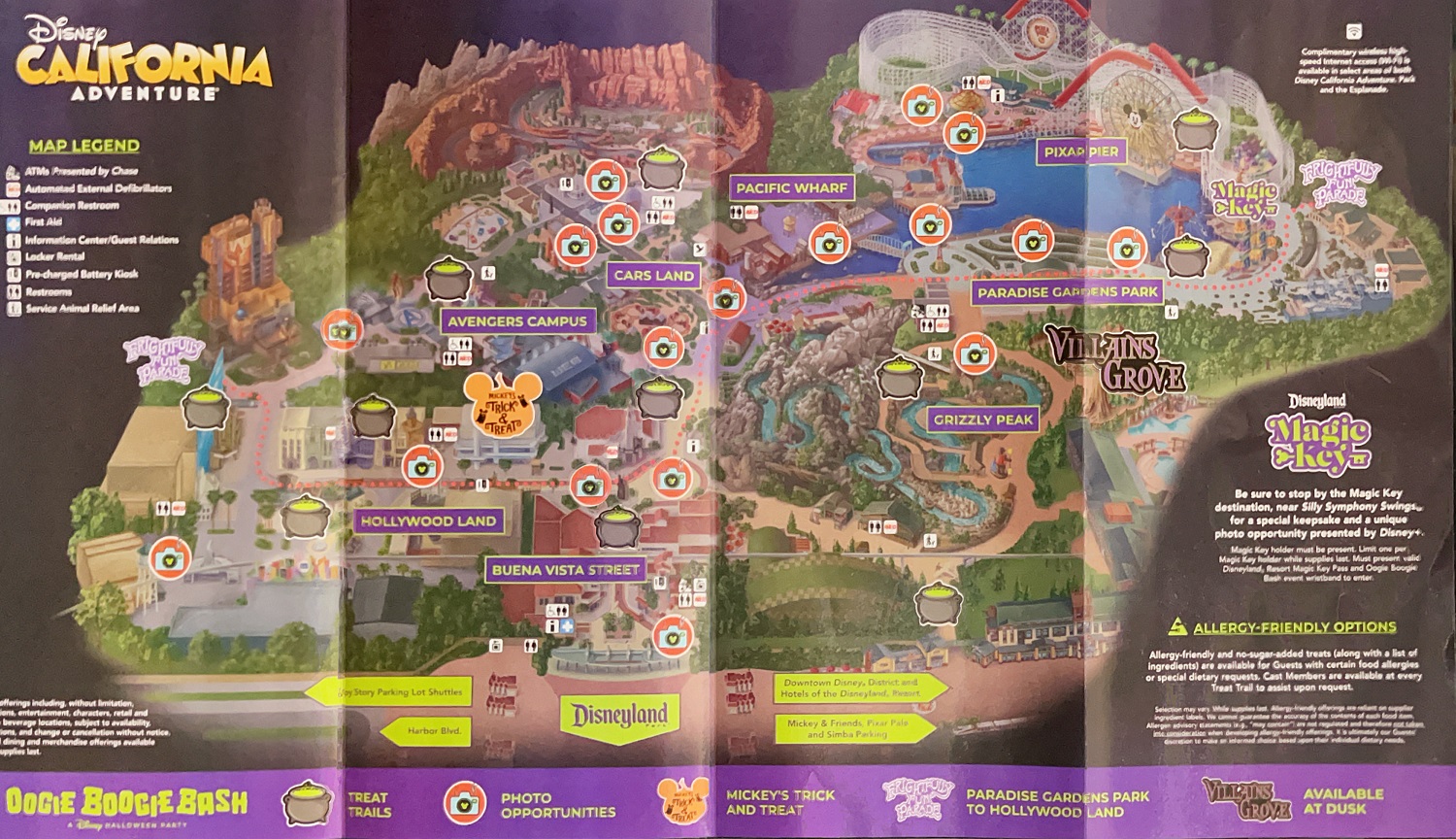 2022 Oogie Boogie Bash Halloween Party Guide (at Disney California