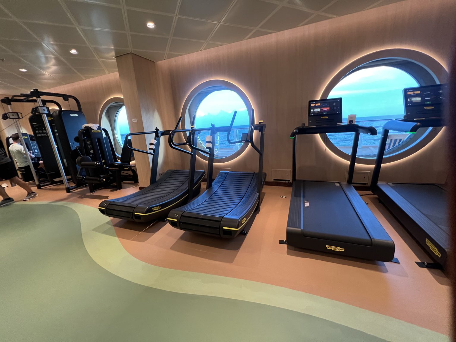 PHOTOS The Fitness Center on the Disney Wish Blog