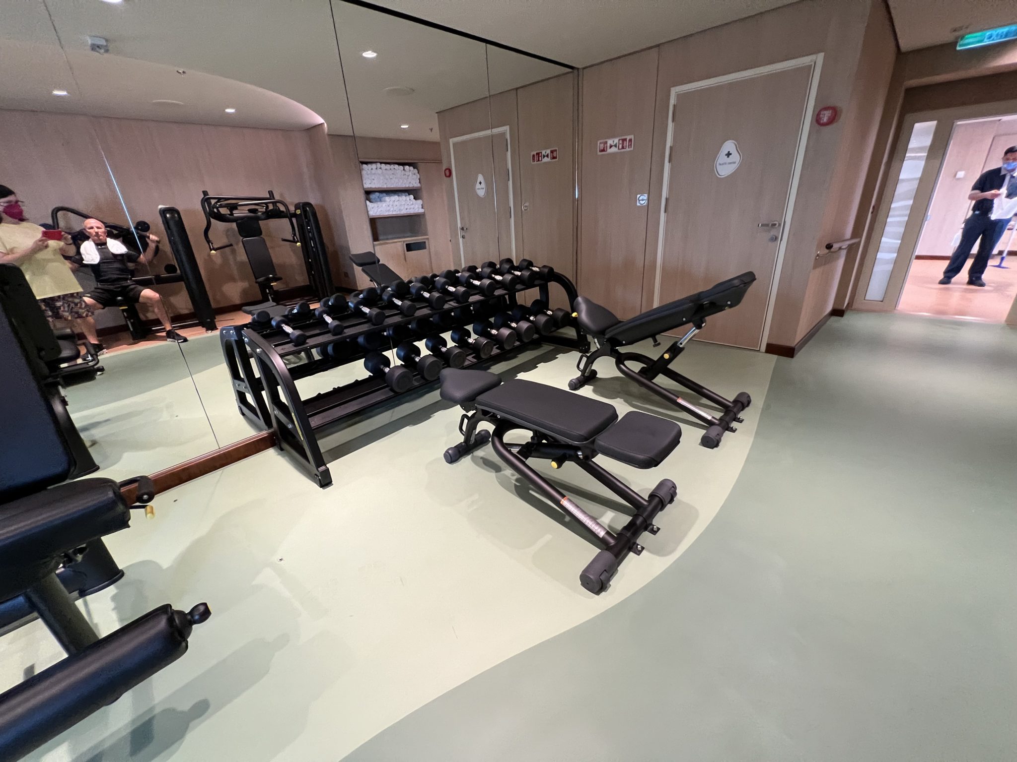 PHOTOS The Fitness Center on the Disney Wish Blog