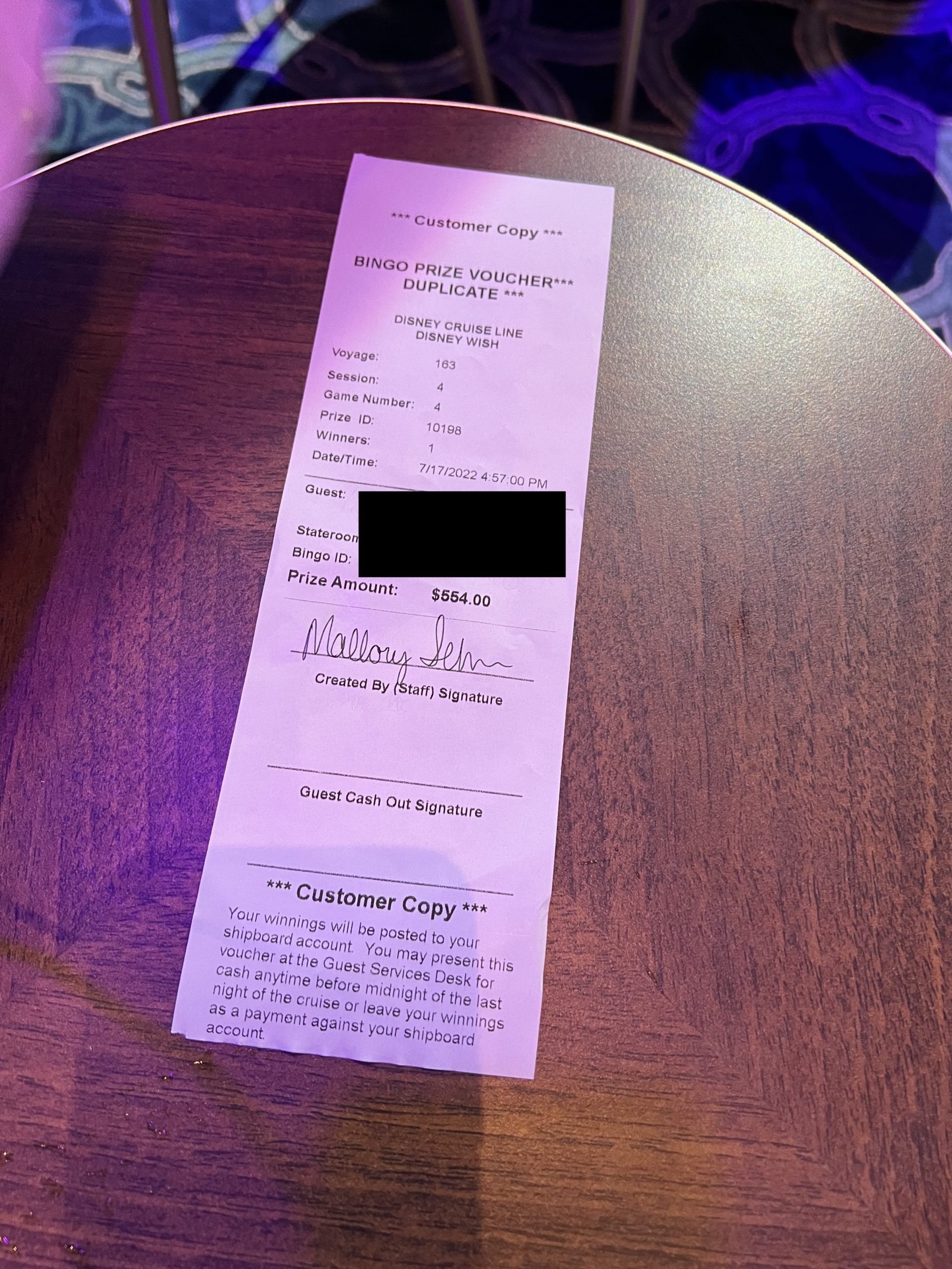 Gambling on Disney Cruise Line? BINGO! Blog