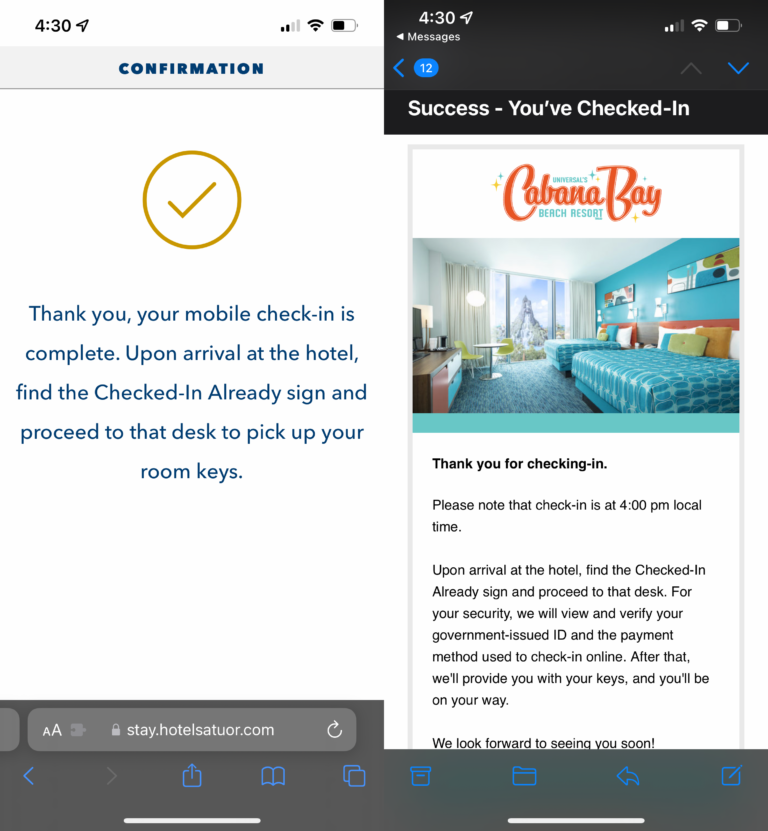 How To Use Hotel Mobile Check-In at a Universal Orlando Resort ...