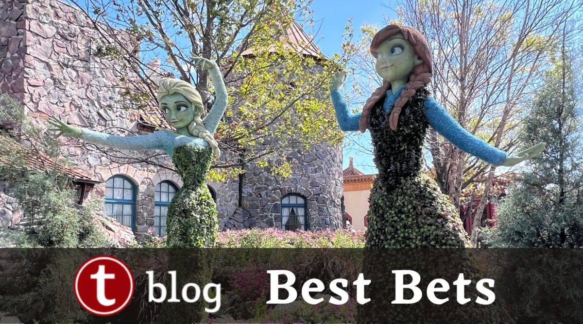 Best $76 at Flower and Garden 2023 cover with Anna and Elsa topiary.
