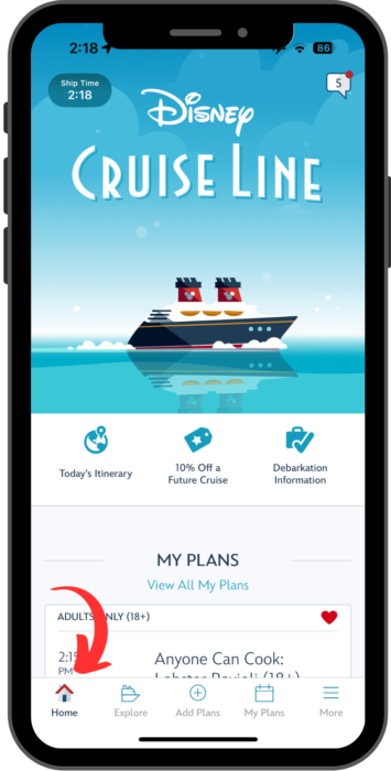 disney cruise app not working