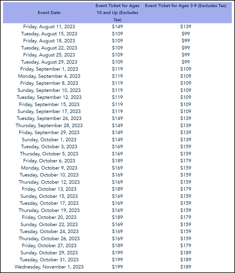 2023 Mickey s Not So Scary Halloween Party Dates And Ticket Info 