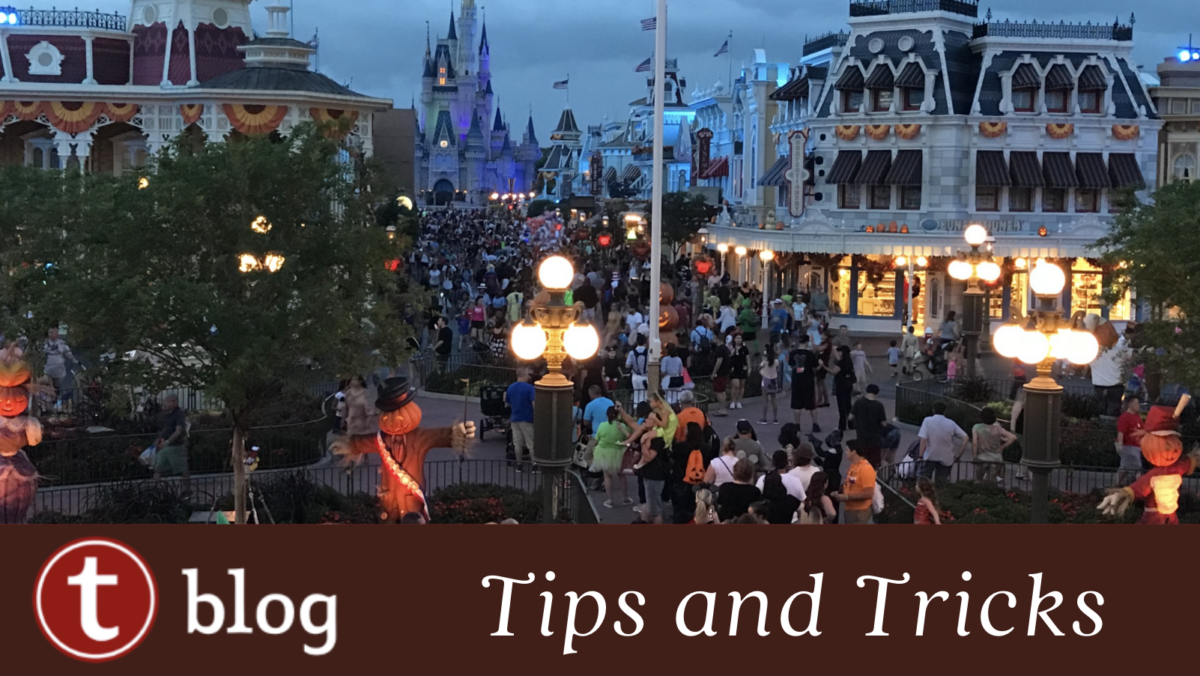 Mickey's Not So Scary Halloween Party as seen from Main Street Magic Kingdom