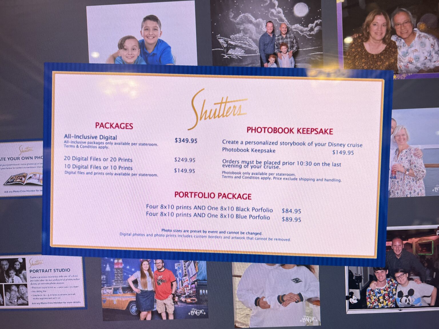 Photo Packages on Disney Cruise Line – Frequently Asked Questions ...