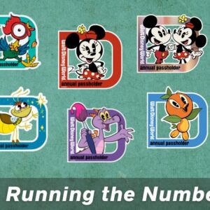 Disney World Annual Pass cost analysis cover image showing a variety of Passholder Magnets