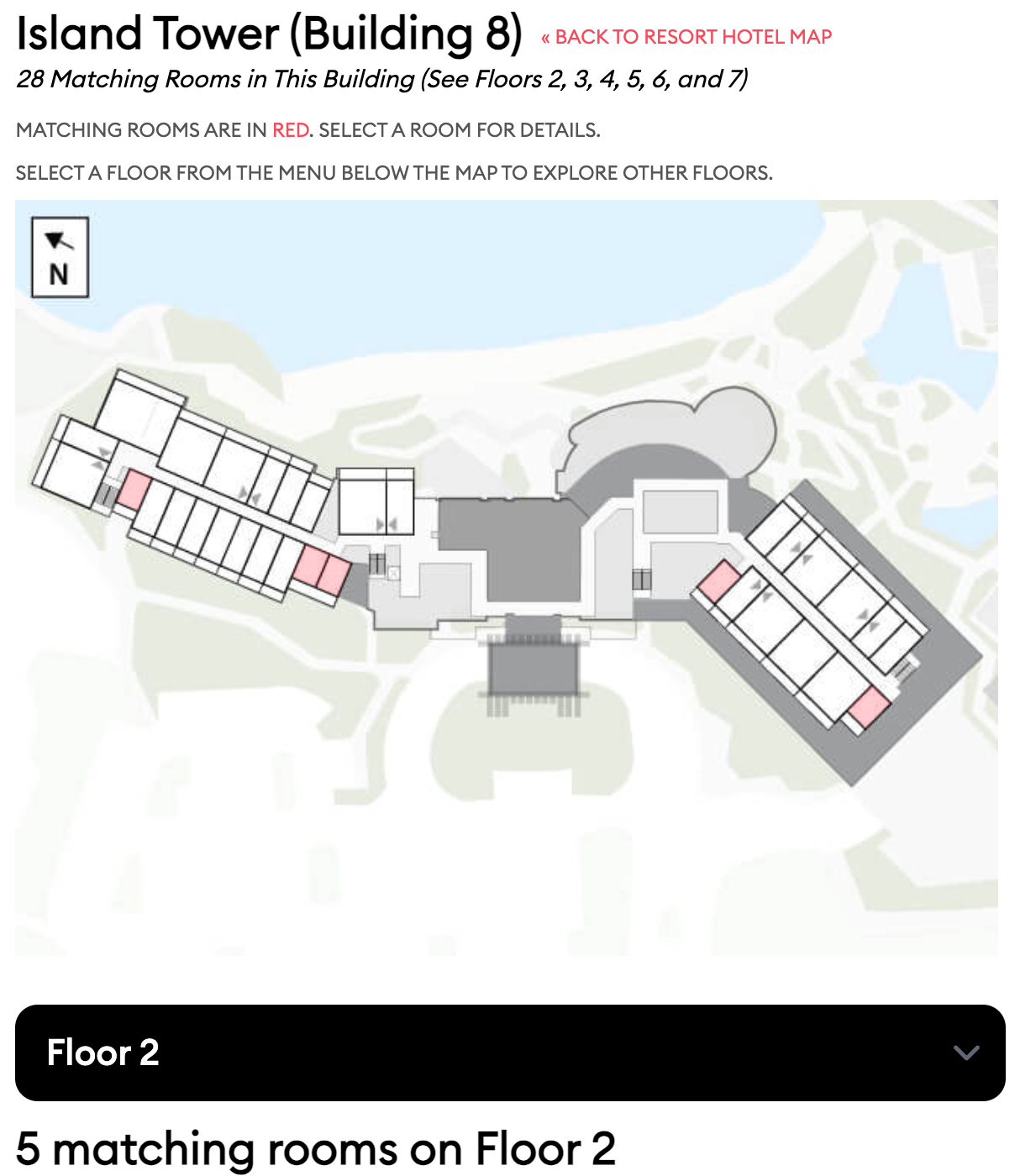 Island Tower at Disney s Polynesian - Poly Island Tower Duo Studio Standard Map Floor 2