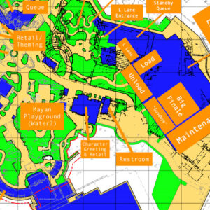 Animal Kingdom Tropical Americas Map