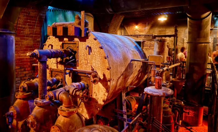 Machinery in an advanced state of decrepitude