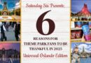 Six Reasons For Theme Park Fans to Give Thanks in 2025: Universal Orlando Edition
