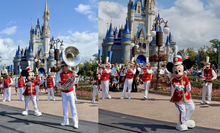 Drum Major Mickey at the Main Street Philharmonic Magic Kingdom