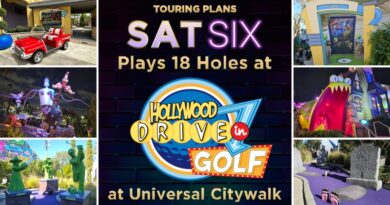 The SATURDAY SIX Plays 18 Holes at HOLLYWOOD DRIVE-IN Golf at Universal Citywalk