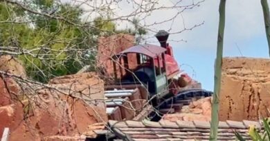 Big Thunder Testing Newly Painted Trains and Weight Simulators?