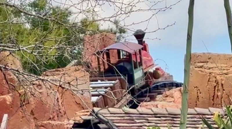 Big Thunder Testing Newly Painted Trains and Weight Simulators?