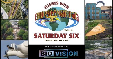 The SATURDAY SIX Presents: Flights with Bioreconstruct vol 11 (Updates on Tropical Americas, Monstropolis, Fast & Furious Coaster and MORE!)