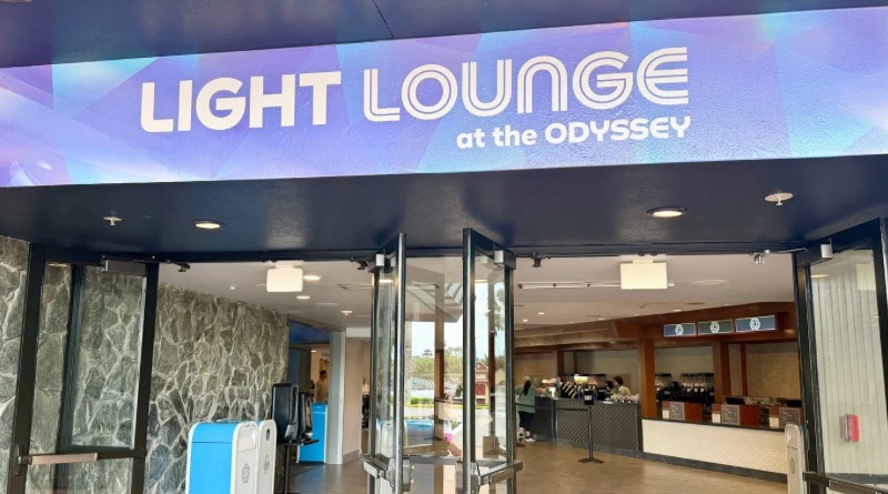 The Light Lounge at the Odyssey Offers Snacks & Seats The Light Lounge at the Odyssey Offers Snacks & Seats