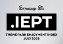 Theme Park Enjoyment Index for JULY 2026 Theme Park Enjoyment Index for JULY 2026